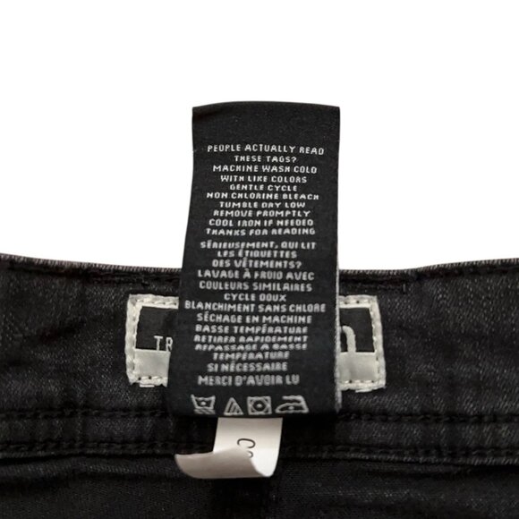 Travis Mathew Jeans Mens Size 38 Denim 5-Pockets Slim Straight Stretch Black - Picture 6 of 6